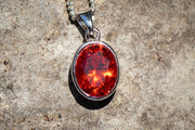Crystal Drop Memorial Pendant - Multiple Colors Available